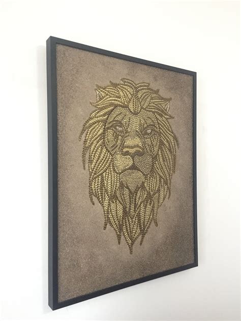Lion Mosaic - Etsy