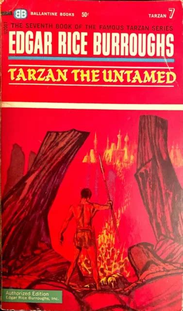 TARZAN THE UNTAMED By Edgar Rice Burroughs 1963 Ballantine U2007 Livre