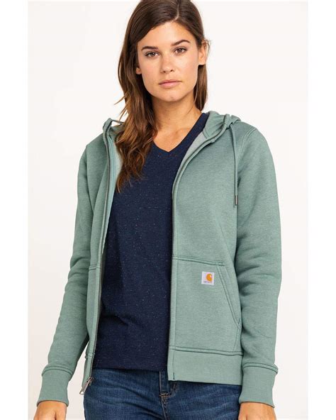 Carhartt Womens Clarksburg Full Zip Hoodie Regular And Plus Sizes