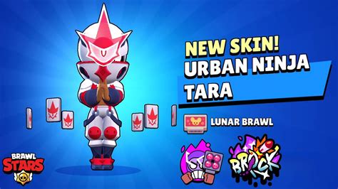 Urban Ninja Tara Skin Brock Hypercharge Brawl Stars YouTube