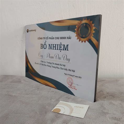 Khung bằng khen a4 in khung bằng khen tại Hà Nội