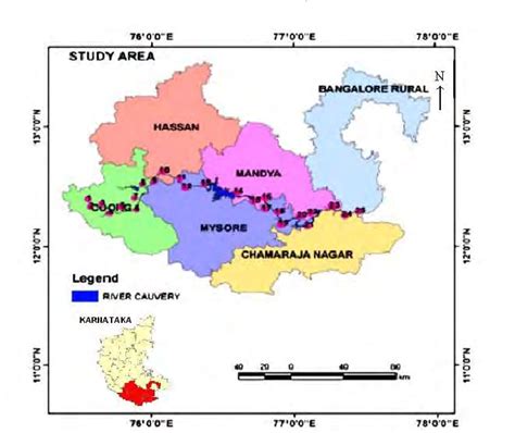 Figure 1 From Spatio Temporal Variation Of Heavy Metals In Cauvery