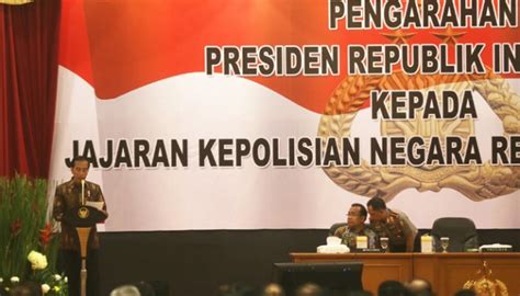 Jokowi Beri Pengarahan Pada Jajaran Polri Foto Tempo Co