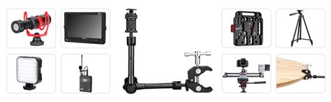 Fomito 11 Inch Articulating Magic Arm Super Clamp For Camera Lcd