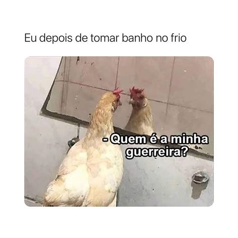 Eu Depois De Tomar Banho No Frio Quem A Minha Guerreira Memes