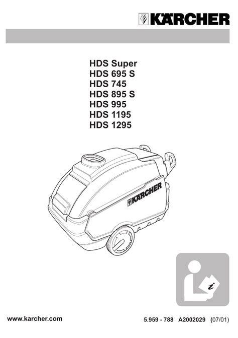 Karcher Hds 895 S Spare Parts List