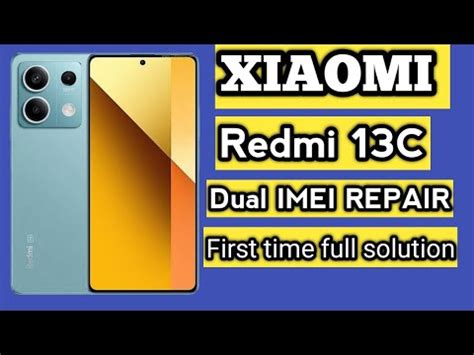 Redmi 13c Dual Imei Repair How To Redmi 13c Imei RepairRedmi 13C Gale