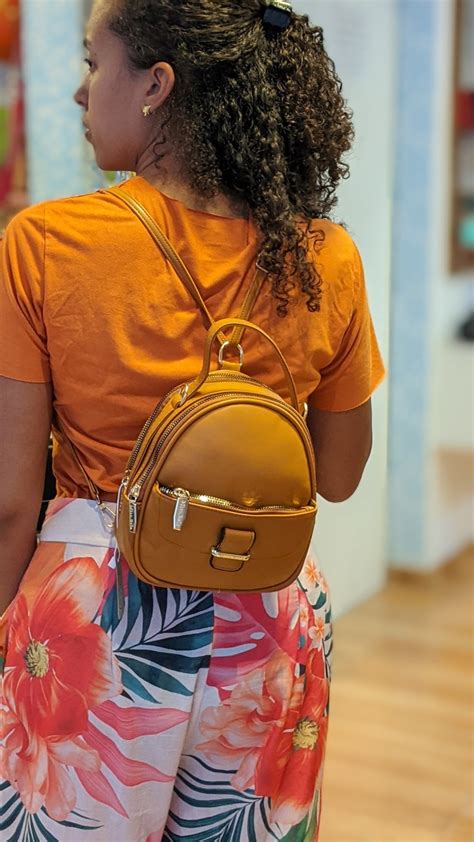 Bolsa Feminina Tiracolo Mini Mochila Miss BellaBolsa FemininaLoja Das