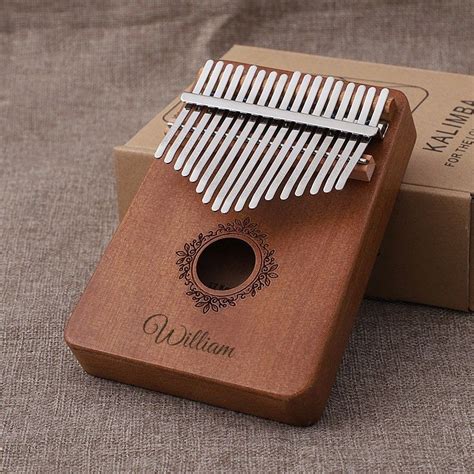 Free Engraved Key Kalimba Mbira African Thumb Piano Play With