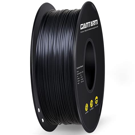 Giantarm Shiny Silk Black D Printer Pla Filament Toughness Enhanced