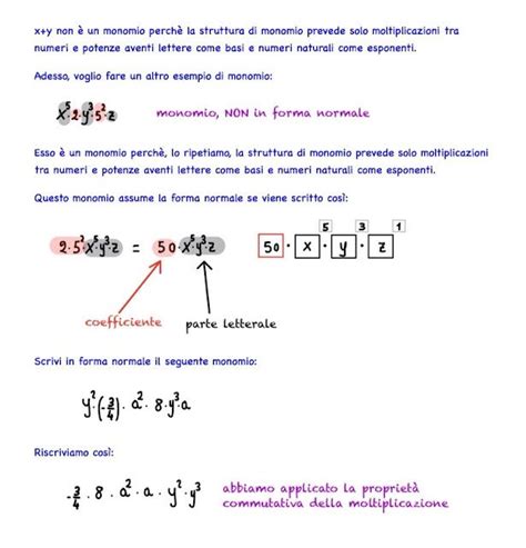 Monomi Esercizi Svolti Di Matematica Per La Scuola Superiore