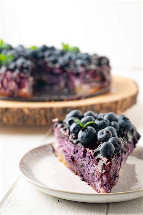 Thick And Creamy Low Carb Blueberry Cheesecake Gluten Free