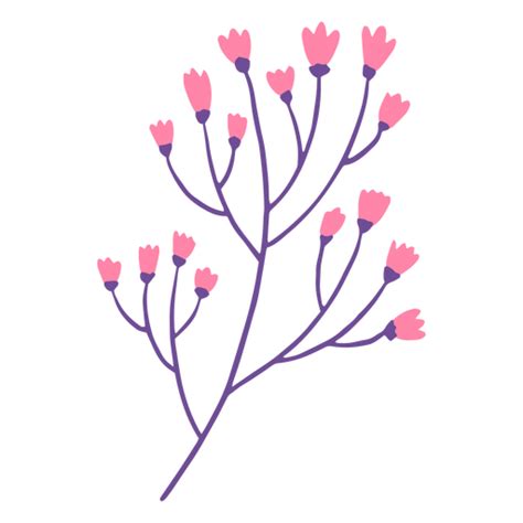 Design Png E Svg De Pequenas Flores Cor De Rosa Para Camisetas