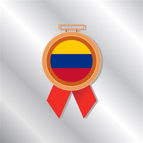 Premium Vector Illustration Of Colombia Flag Template