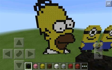 Homer Simpson Pixelart Minecraft Amino