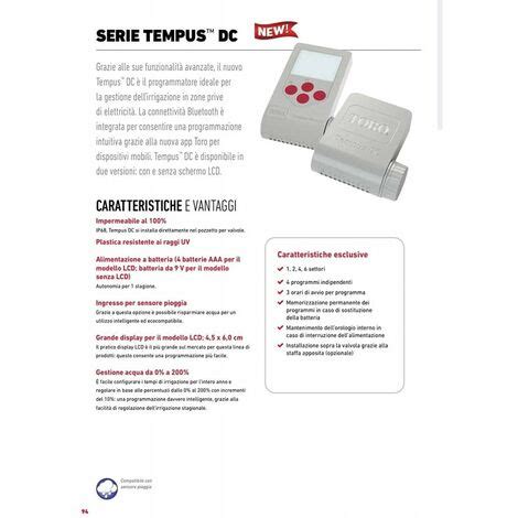 Programmateur D Arrosage De Batterie Tempus Dc Toro Zones Bluetooth