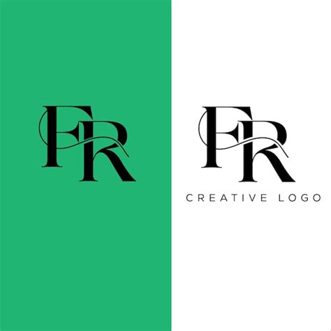 Diseño De Logotipo De Letra Inicial Rf Vector Premium