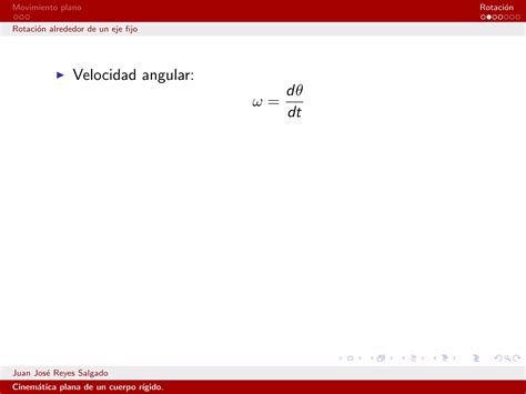 Cinem Tica De Cuerpo Rigido Curso De Mec Nica Ppt
