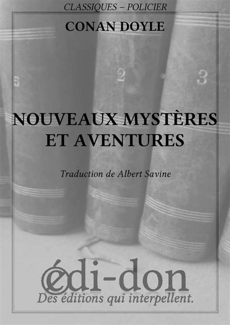 Nouveaux mystères et aventures ebook Conan Doyle 1230001811032