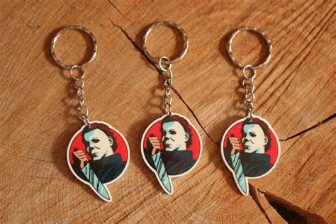 Horror Film Icon Keyring Ghostface Halloween Scary Movie Etsy