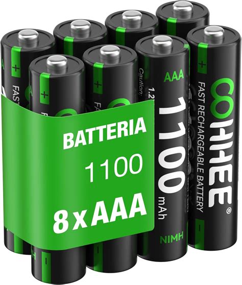 Ebl V Aaa Batterie Ricaricabili Durature Pile Ricaricabili Da