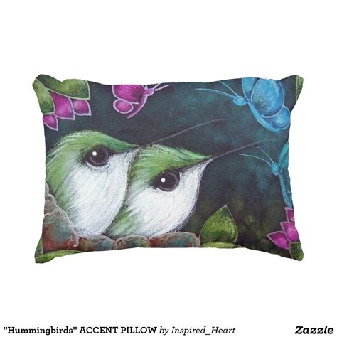 Hummingbirds Accent Pillow Pillows Accent Pillows Decorative