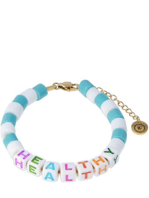 Sporty And Rich Healthy Bead Bracelet Sporty And Rich