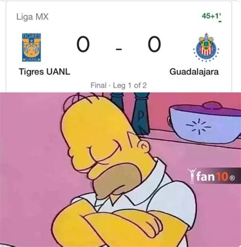 Tigres Vs Chivas Los Mejores Memes De La Ida De La Gran Final Del