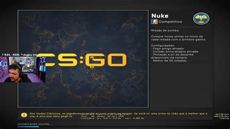 Gaules Liminha Lett E Chelo Jogando Cs Go Mapa Nuke Youtube