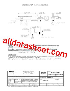 D 436 0115 Datasheet PDF PANDUIT CORP