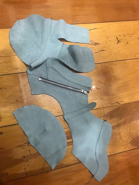 Diy Shoemaking Sewing The Leather Uppers — Kat Makes