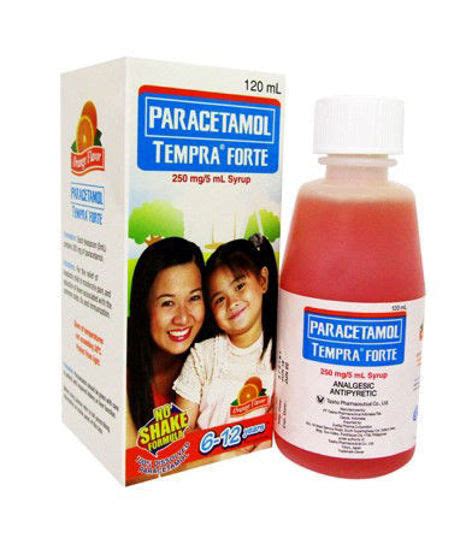 Zap It Tempra 120mg 5ml Orange Syrup Paracetamol