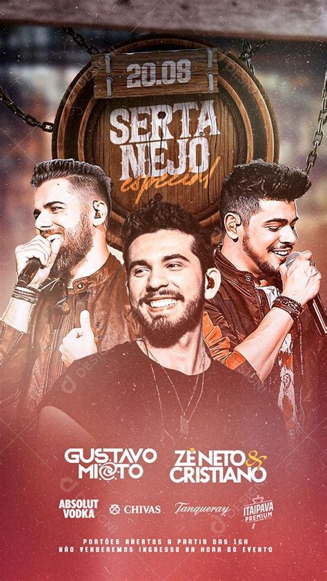 Story Sertanejo Especial Gustavo Mioto Zé Neto e Cristiano Flyers