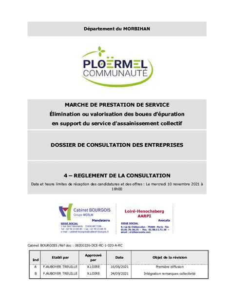 Remplissable En Ligne Avis D Appel Publicla Concurrence Et Avis D