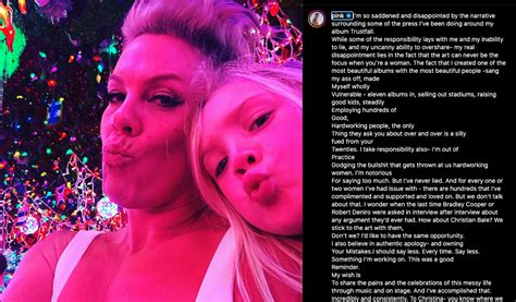 Pink Slams Media After Being Asked About Old Feud W Christina Aguilera