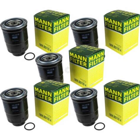 5x MANN FILTER Kraftstofffilter WK 8018 X Fuel Filter EBay