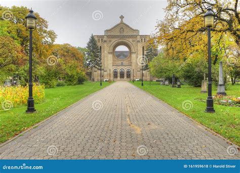 St. Boniface Cathedral in Winnipeg, Canada Editorial Stock Photo ...