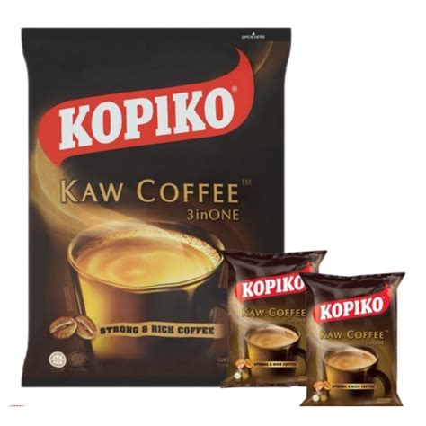 Kopiko Kaw 3 In 1 Coffee 1 8kg 90s X 20gm Shopee Malaysia