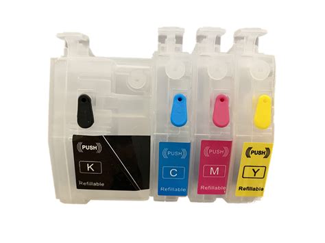 Empty Refillable Cartridges Compatible Replacement For Brother Lc