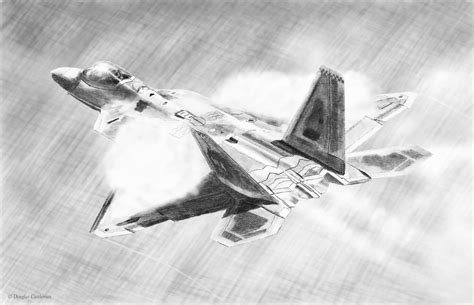 F-22A Raptor Drawing by DouglasCastleman on DeviantArt