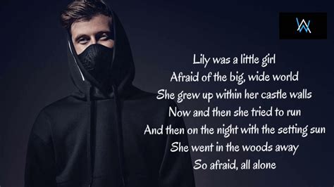 Lily Alan Walker Emilie Hollow K Lyrics Video Youtube