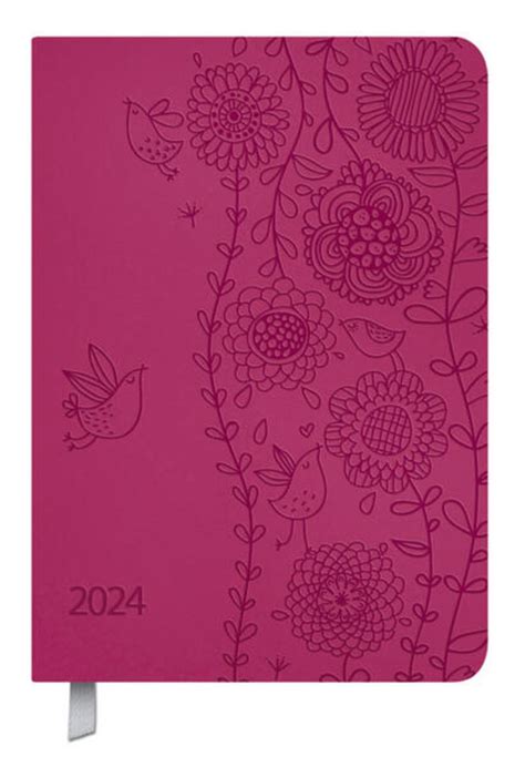 Timer Soft Touch Pink 2024 Buchkalender Taschenkalender