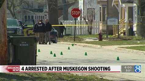 Police 4 In Custody After Shooting In Muskegon Youtube