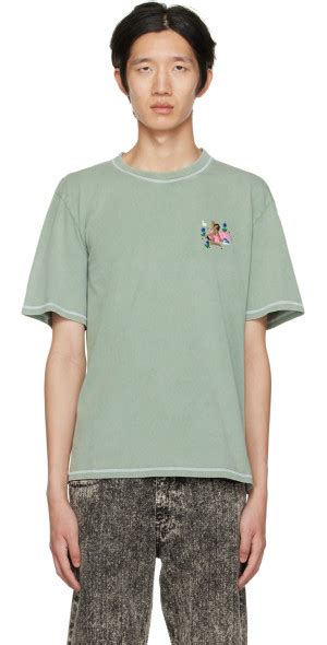 Carne Bollente Green Pussy Peony T Shirt