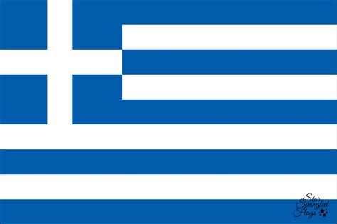 Flag of Greece - StarSpangledFlags.com