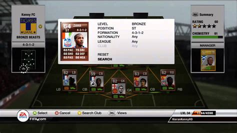 Fifa Squad Builder Bronze Hybrid Youtube