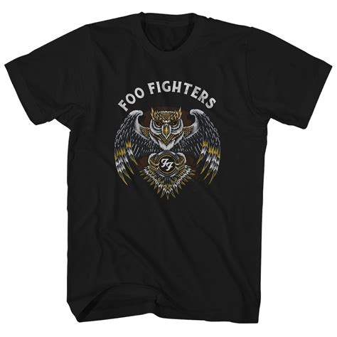 Foo Fighters T-Shirt | Owl Logo Foo Fighters Shirt