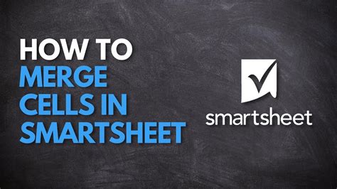 How To Merge Cells In Smartsheet YouTube