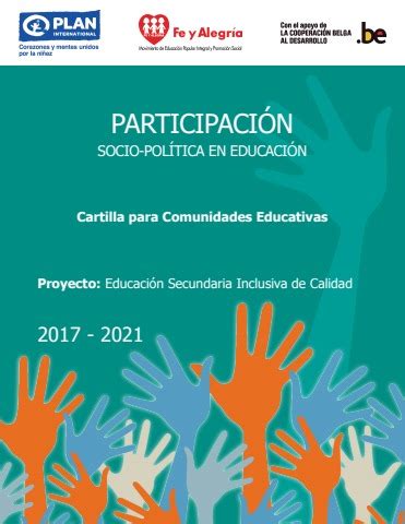 Participaci N Sociopol Tica En Educaci N Cartilla Para Comunidades