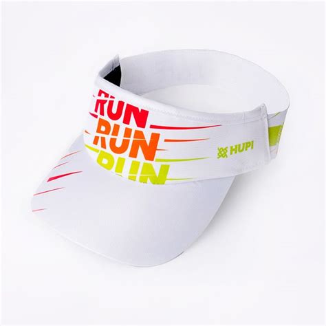 VISEIRA PARA CORRIDA HUPI RUNNING IS MY LIFE BRANCO COR BRANCO TAM